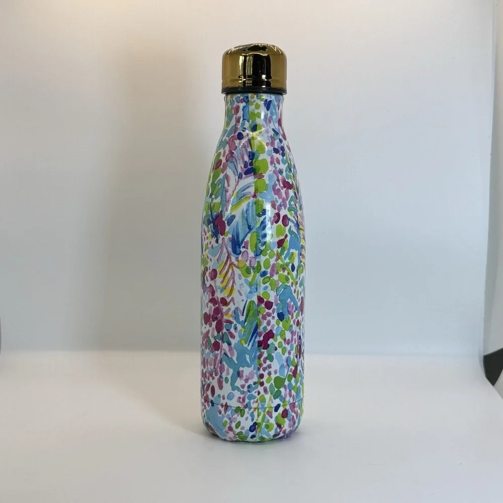 Swell x Lilly Pulitzer‎ Catch The Wave 2010 17oz Insulated Water Bottle Steel